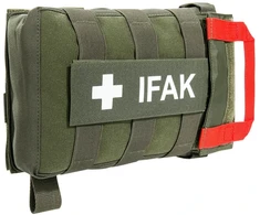 Pirmosios pagalbos dėklas Tasmanian Tiger Velcro L, Olive Žalias