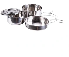 Mil-Tec COOK SET STAINLESS STEEL 4-PCS.