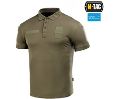 Taktiniai marškinėliai M-Tac Elite Tactical Coolmax, polo stiliaus, Olive Žalias