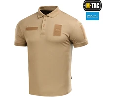 Taktiniai marškinėliai M-Tac Elite Tactical Coolmax, polo stiliaus, Coyote