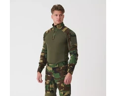 Taktiniai marškiniai Helikon-Tex MCDU Combat Shirt®, US Woodland