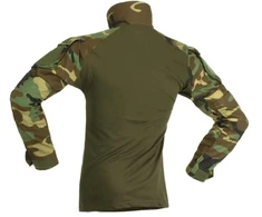 Taktiniai marškiniai Invader Gear Combat Shirt, Woodland