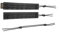 Velcro įdėklas su elastinga virvele įrangai tvirtinti Tasmanian Tiger, Juoda