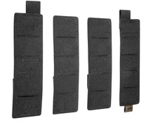 VELCRO/MOLLE adapterių rinkinys Tasmanian Tiger SGL, Juoda