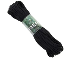 Virvė 101INC Paracord, 30m, Juoda