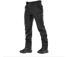 Žieminės kelnės M-Tac Soft Shell Winter, Juoda