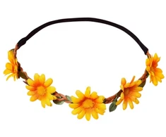 Blossom in Style: Vibrant Geltona Floral Headband
