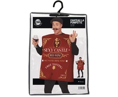 Butelio kostiumas suaugusiems Raudona wine