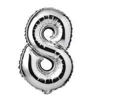 Folio balionas numeris 8