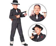 Gangsterio kostiumas vaikams
