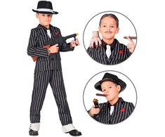 Gangsterio kostiumas vaikams