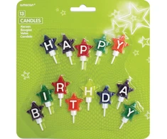 Amscan Gimtadienio žvakutės \ Happy bithday\
