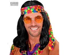 Widmann Groovy Hippie Perukas su Ry&amp;scaron kiu Juostu &amp;ndash Įsikūnijkite 60-ųjų Vibą!