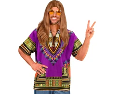 Gyvybinga violetinė Dashiki kostiumas vyrams - I&amp;scaron siskirk stiliaus!