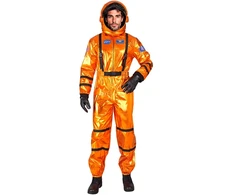 Oranžinis astronauto kostiumas vyrams