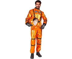 Oranžinis astronauto kostiumas vyrams