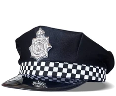 Pakeiskite savo i&amp;scaron vaizdą su mūsų suaugusiųjų \ Policijos\ karnavaliniu skrybėliu!