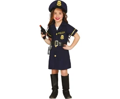 Policininkės kostiumas mergaitėms