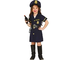 Policininkės kostiumas mergaitėms