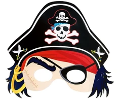 Popierinė piratų kaukė