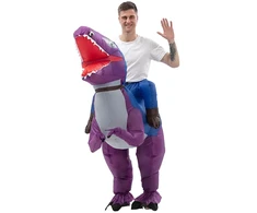 Pripučiamas dinozauro kostiumas suaugusiems