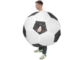 Pripučiamas futbolo kamuolio kostiumas suaugusiems