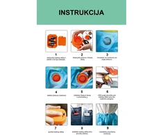 Pripučiamas klouno kostiumas suaugusiems