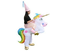 Pripučiamas vienaragio kostiumas suaugusiems