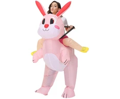 Pripučiamas zuikio kostiumas suaugusiems