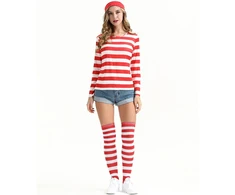 Stilingas Wally Kostiumas moterims: I&amp;scaron siskirkite juostelėmis!