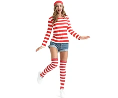 Stilingas Wally Kostiumas moterims: I&amp;scaron siskirkite juostelėmis!
