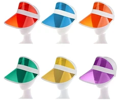 Vibrant Carnival Training Visors: Add a Splash of Color to Your Workout!