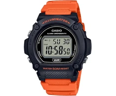 Laikrodis Casio Collection Vintage CASIO TIMELESS COLLECTION modelis SPORT- ILLUMINATOR, WR 50M, ALARM, CHRONOGRAPH - Juodas (Brilliant color strap)
