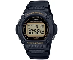 Laikrodis Casio Collection Vintage CASIO TIMELESS COLLECTION modelis SPORT - ILLUMINATOR WR 50M, ALARM, CHRONOGRAPH - Juodas