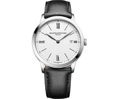 Laikrodis BAUME&amp;MERCIER BAUME &amp; MERCIER CLASSIMA 40MM - Baltas MOA10884