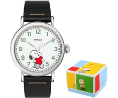 Laikrodis TIMEX PEANUTS COLLECTION - THE WATERBURY - Snoopy Valentines Day - Special Pack TW2U72200