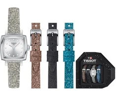 Laikrodis TISSOT LOVELY W-Diamonds Special pack + 3 extra straps T0581091703602