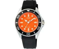Laikrodis Q&amp;Q modelis GENT DIVER Juodas