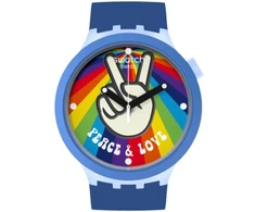 Laikrodis SWATCH modelis PEACE HAND LOVE