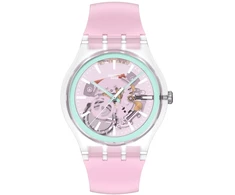 Laikrodis SWATCH modelis PERFECTLY Rožinis PAY!