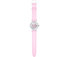 Laikrodis SWATCH modelis PERFECTLY Rožinis PAY!