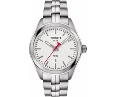 Laikrodis TISSOT T101210110310. Kwarcowy, Kolor pilka. Kobieta.