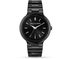 Laikrodis TRUSSARDI R2453164001. Kwarcowy, Kolor juoda. Mężczyzna.