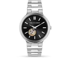 Laikrodis TRUSSARDI R2423164001. Automatyczny, Kolor juoda. Mężczyzna.
