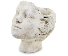 Art-Pol Keraminis vazonas, ovalus, pilkas, 20x14 x 20(A) cm