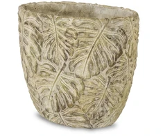 Art-Pol Keraminis vazonas, ovalus, smėlinis, 26x17,5 x 23(A) cm