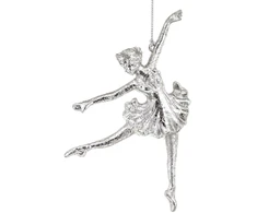 Art-Pol Žaisl.pakab.plastik., balerina, sidabrinis, 15x9x2,5 cm