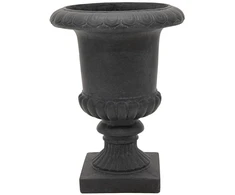 Mega Keraminė vaza Clayfibre, apvali, tams.pilka, 40 x 54(A) cm