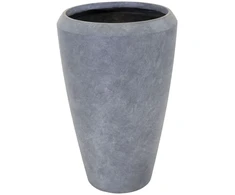 Mega Keraminė vaza Mila, apvali, pilka, 56 x 86(A) cm - pažeista