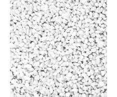 POLNIX Dekoratyviniai akmenėliai balti, 2-3 mm, 0,5kg